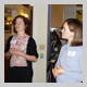 Subject: Rebecca Grossberg and Amanda Fuller lead tours of our geen office space; Location: Madison Environmental Group Offices, Madison, WI; Date: 12/10/03; Photographer: Sonya Newenhouse