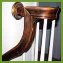 Subject: Solid Walnut Handrail; Date: August 31, 2004; Photographer: Sonya Newenhouse